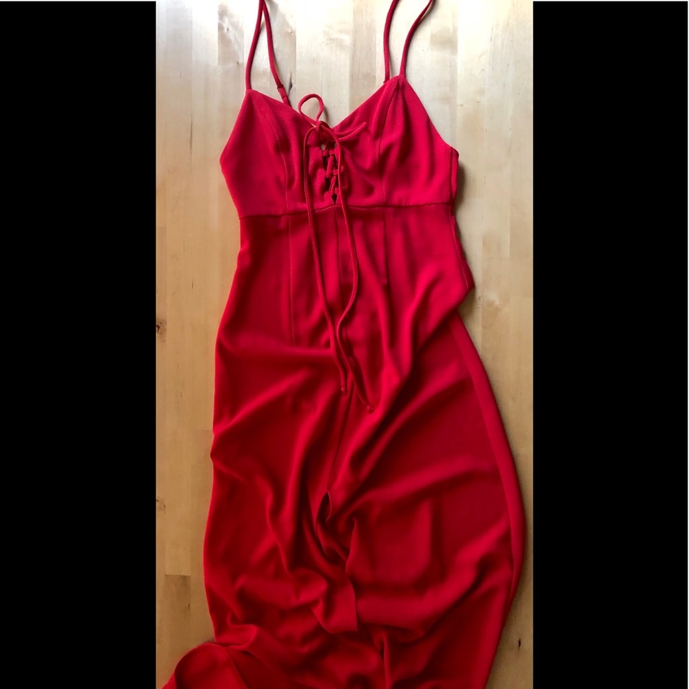 SMYM Leyton Maxi Dress in Tango Red ❤️
